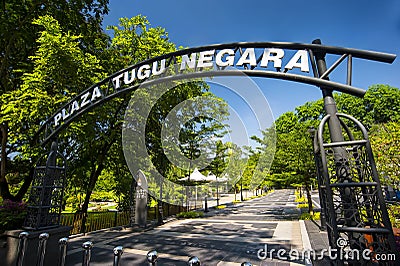 NATIONAL MONUMENT - KUALA LUMPUR Editorial Stock Photo