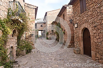 Siurana, El Priorat, Tarragona province, Catalonia, S Editorial Stock Photo