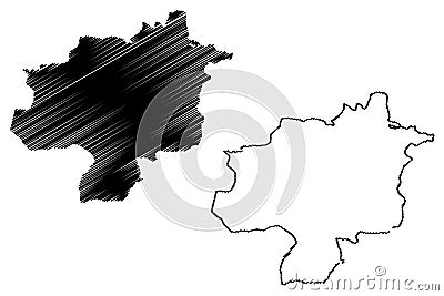 Sivas map vector Vector Illustration