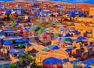 Sivas, Sivas, Turkey. Generative AI. Stock Photo