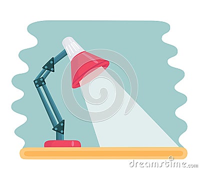 Siwiched lamp Vector Illustration