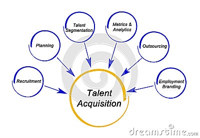 Talent Acquisition strategy Stock Photo