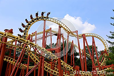 Six flags Stock Photo