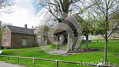 Tolpuddle Martyrs Vllage Green and meeting place, Dorset England Editorial Stock Photo