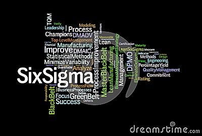 Six Sigma Stock Photo