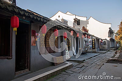 ----- Six southern town of Xitang alley Editorial Stock Photo