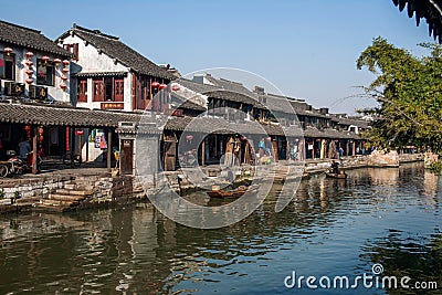 ----- Six southern town of Xitang Editorial Stock Photo