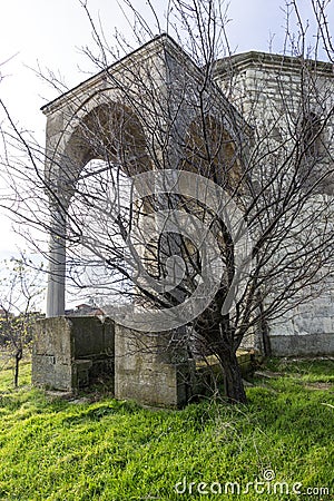 Ottoman tomb of Hazar Baba in village of Bogomil, Bulgaria Stock Photo