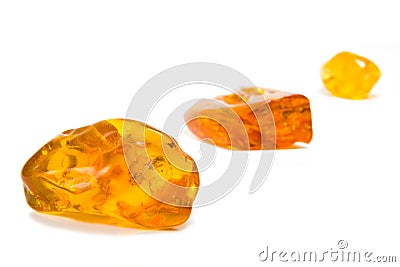 Sixty Million Year Old Baltic Amber Stock Photo