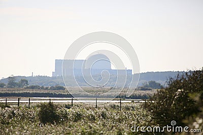 Sizewell B nuclear plant Suffolk Stock Photo