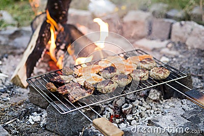 Sizzling Summer BBQ Stock Photo