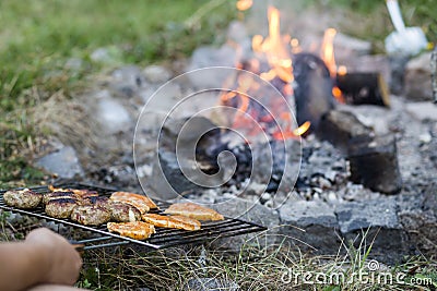 Sizzling Summer BBQ Stock Photo