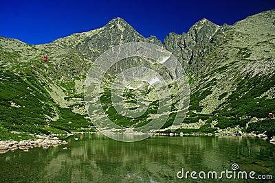 Skalnate pleso, High Tatras Stock Photo