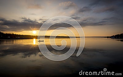 Skaneateles Lake Stock Photo