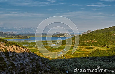 Skarar Lake of Montenegro Stock Photo