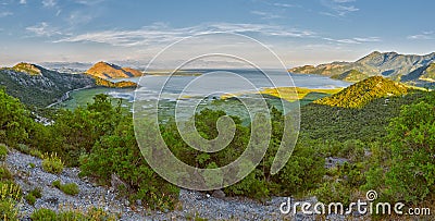 Skarar Lake of Montenegro Stock Photo