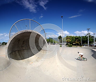 Skate BMX Park Editorial Stock Photo