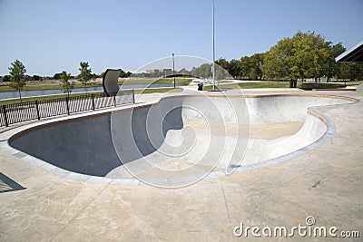 Skate Park at Northeast Community Park Stock Photo