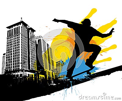 Skateboard Vector Illustration