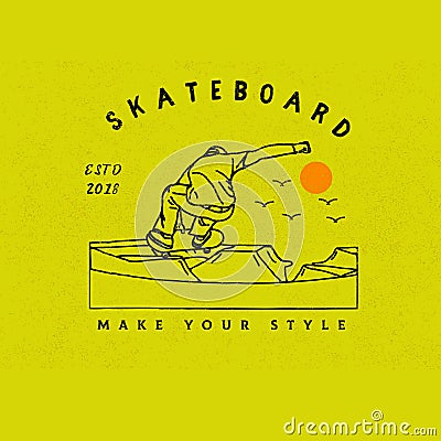 SKATEBOARD Stock Photo