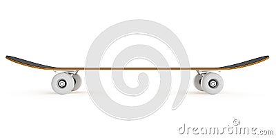 Skateboard isolated on a white background Stock Photo