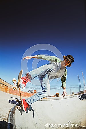 Skateboarding Editorial Stock Photo