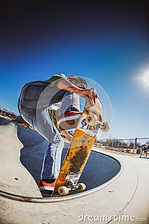 Skateboarding Editorial Stock Photo