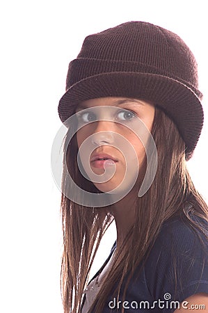 Skater Girl Stock Photo