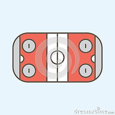 Skating rink. Vector illustration decorative design Vector Illustration