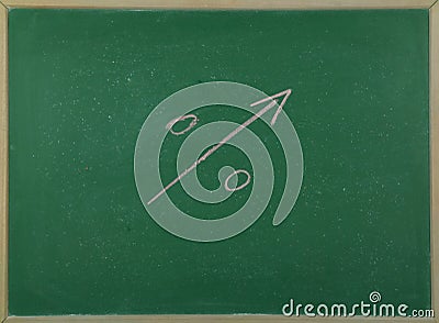 Skech of precentage sign. Stock Photo