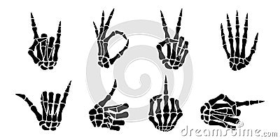 Skeleton Hands - EPS Vector Illustration