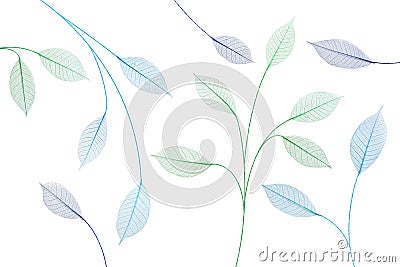 Skeleton leaf abstract background Stock Photo