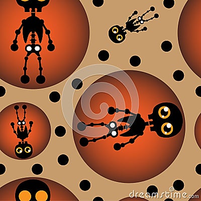 Skeletons rounds Vector Illustration