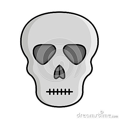 Skelton Isolated Vector icon that can be easily modified or edited Vector Illustration