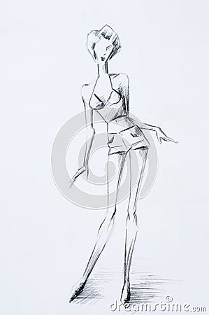 sketch fashion big women sketch fashion big women