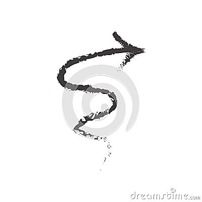 Sketched arrow icon vector sign and symbol isolated on white background, Sketched arrow logo concept Vector Illustration