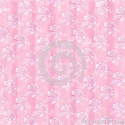 sketched roses background Stock Photo