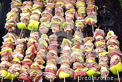 Skewer Stock Photo