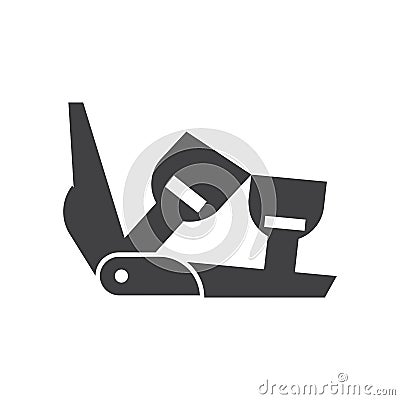 Ski Binding Icon Vector Illustration