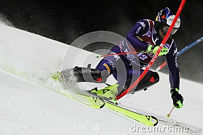 Ski FIS AUDI World Cup - Slalom Men Editorial Stock Photo