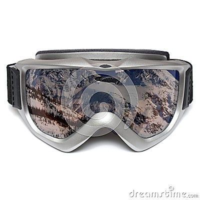 Ski goggles Stock Photo