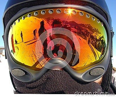 Ski Goggles Stock Photo