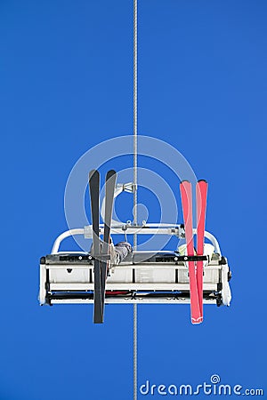 Ski lift Stock Photo