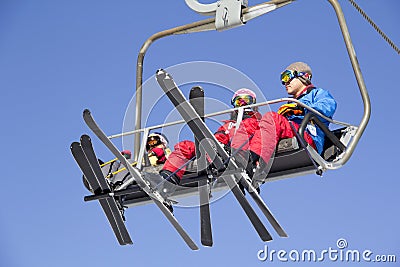 Ski Lift In Yong Pyong Korea Editorial Stock Photo