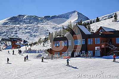 Ski lodge at Breckenridge Ski Resort, Colorado. Editorial Stock Photo