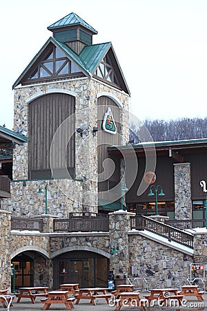 Ski Resort Editorial Stock Photo