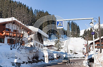 Ski resort Madonna di Campiglio Stock Photo