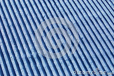 Ski resort slope close-up Stock Photo