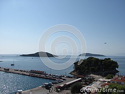 Skiathos in the Aegean Sea Editorial Stock Photo