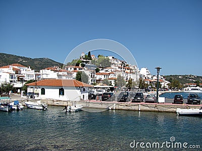 Skiathos in the Aegean Sea Editorial Stock Photo